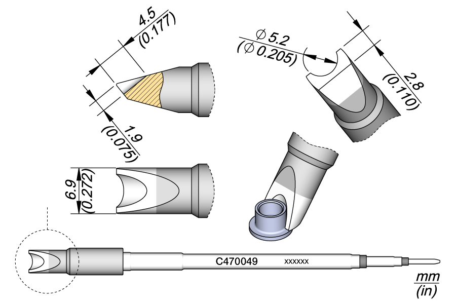 C470049 - Barrel Cartridge Ø 5.2